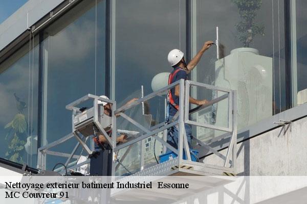 Nettoyage exterieur batiment Industriel  91 Essonne  MC Couvreur 91