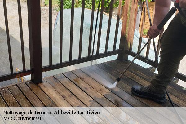 Nettoyage de terrasse  abbeville-la-riviere-91150 MC Couvreur 91