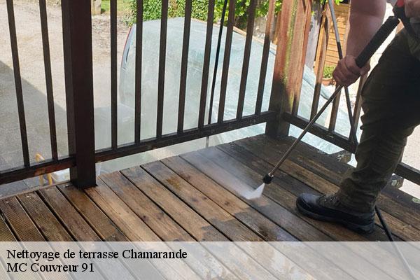 Nettoyage de terrasse  chamarande-91730 MC Couvreur 91