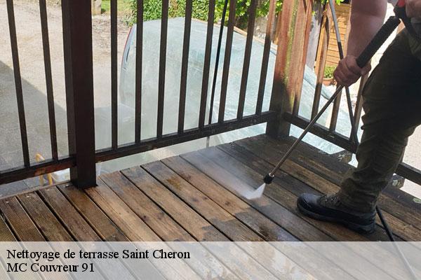 Nettoyage de terrasse  saint-cheron-91530 MC Couvreur 91