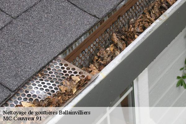 Nettoyage de gouttières  ballainvilliers-91160 MC Couvreur 91