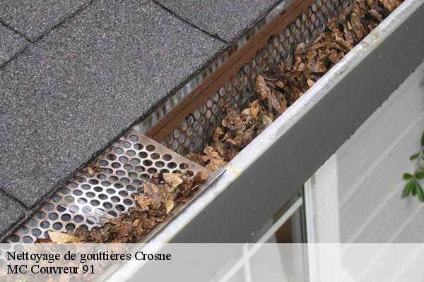 Nettoyage de gouttières  crosne-91560 MC Couvreur 91