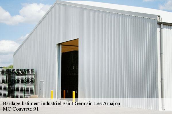 Bardage batiment industriel  saint-germain-les-arpajon-91180 MC Couvreur 91