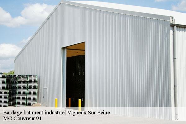 Bardage batiment industriel  vigneux-sur-seine-91270 MC Couvreur 91