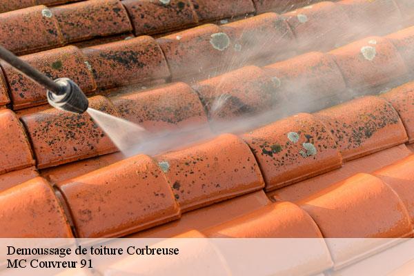 Demoussage de toiture  corbreuse-91410 MC Couvreur 91
