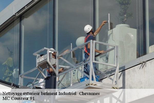 Nettoyage exterieur batiment Industriel   chevannes-91750 MC Couvreur 91