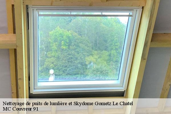 Nettoyage de puits de lumlière et Skydome  gometz-le-chatel-91940 MC Couvreur 91