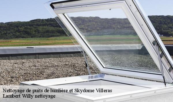 Nettoyage de puits de lumlière et Skydome  villeras-91190 Lambert Willy nettoyage